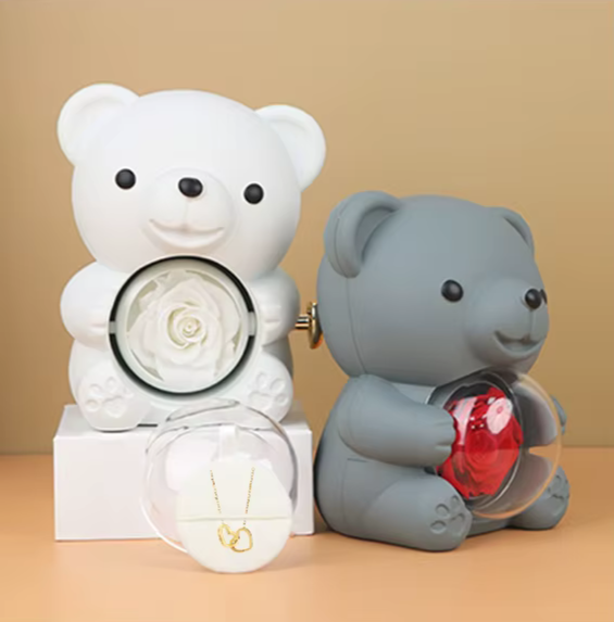 Coffret ourson et Collier personnalisé