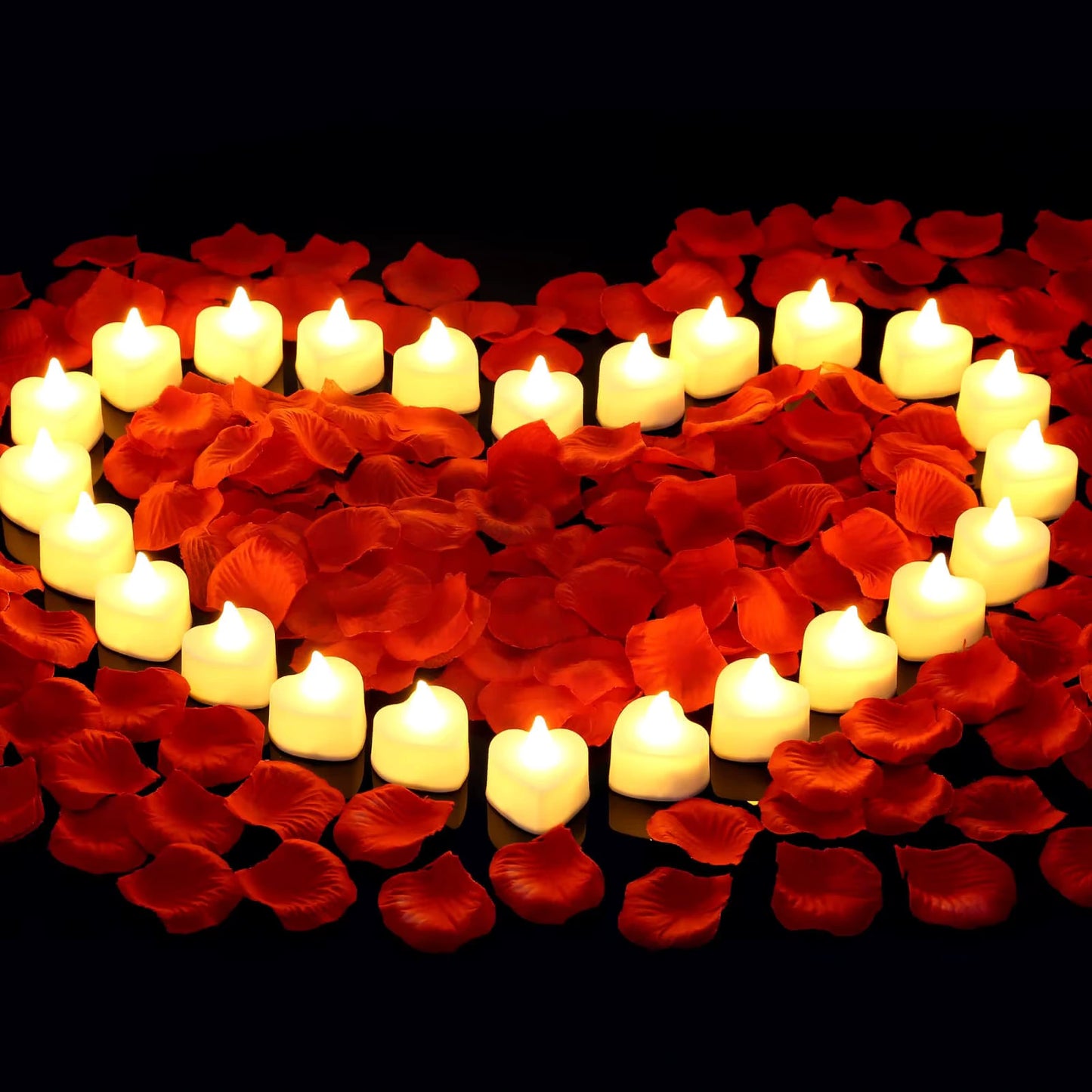 Bougies LED Coeur